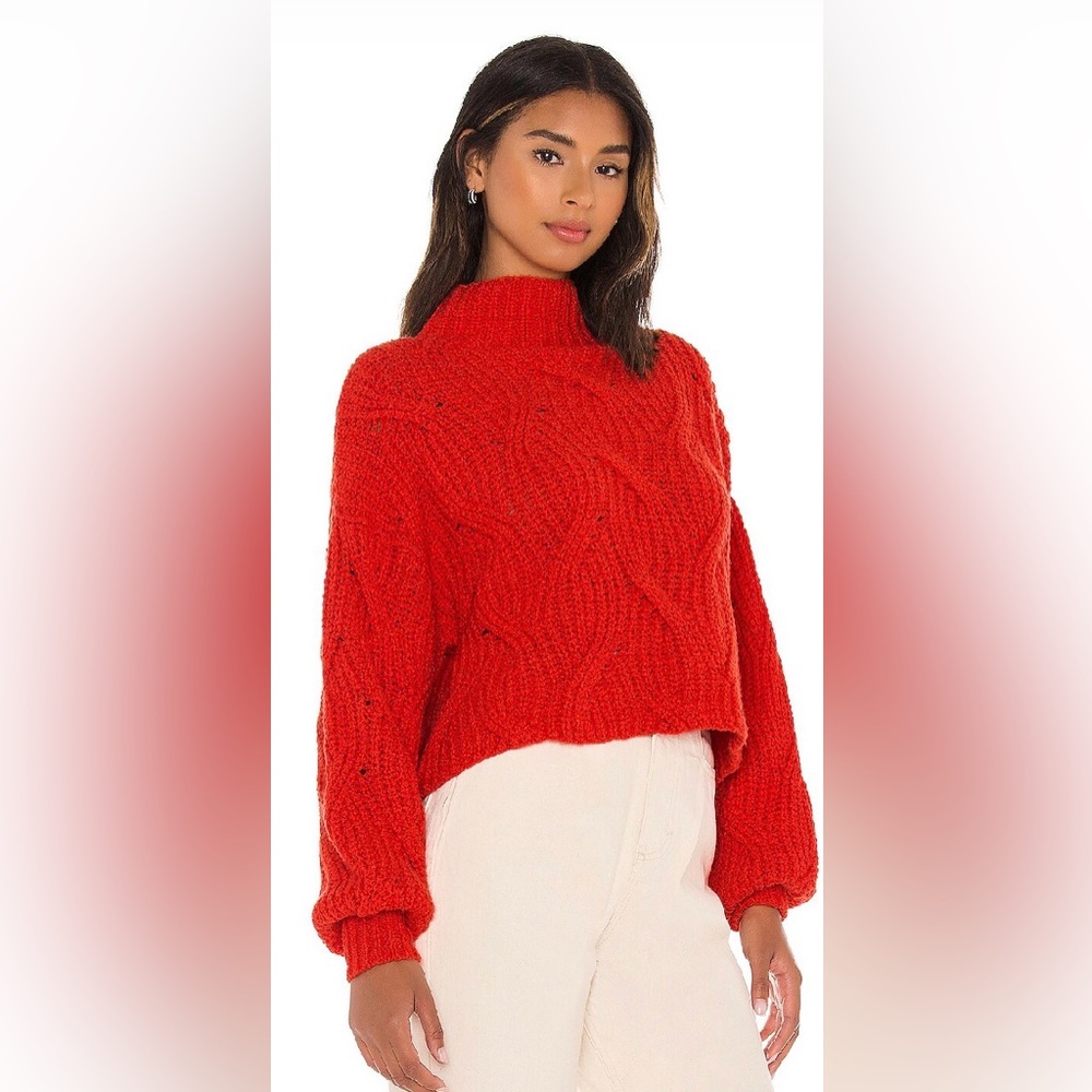 Free People Seasons Change Sweater in Bengal Rose - Picture 5 of 11